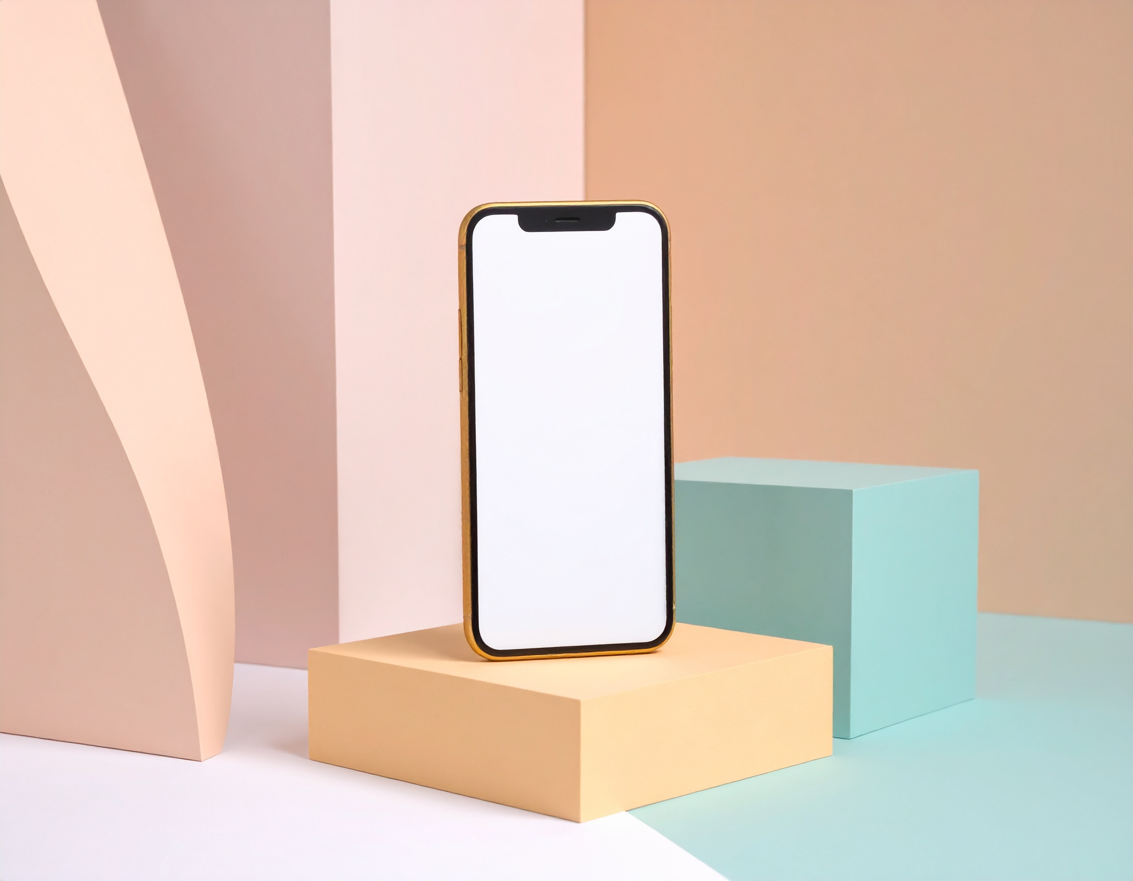 phone on a stand 